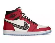 baskets air jordan 1 pour homme aj1 grailify red chicago